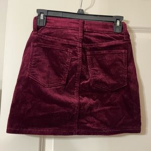 2 corduroy skirts